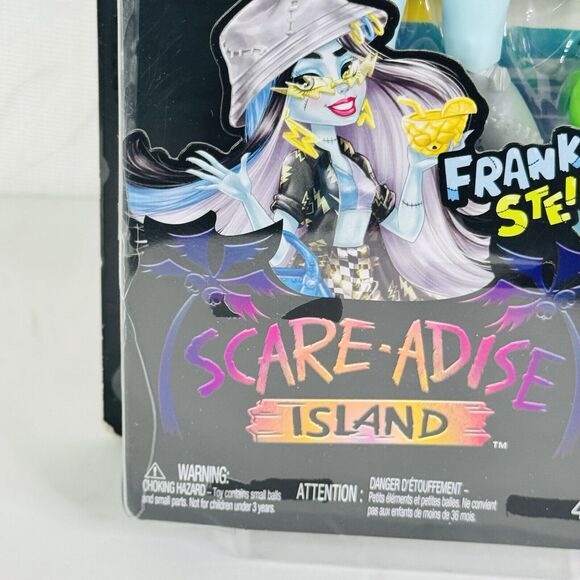 Mattel Monster High Scare-adise Island Frankie Stein Fashion Doll Box Damaged - Picture 4 of 7
